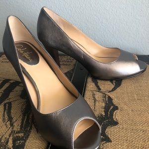 COLE HAAN Peep Toe with Nike Air sole,  size 9B